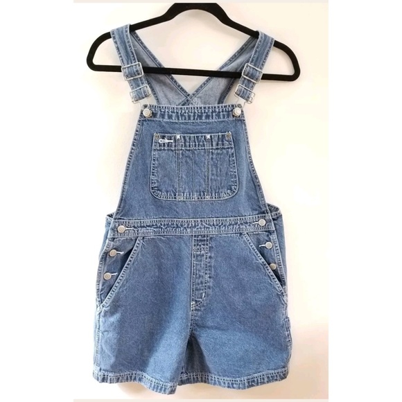 gap overall shorts womens